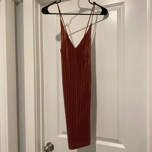 Burgundy dress